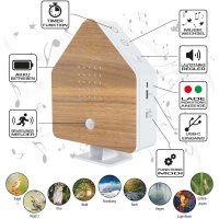 Buchenholz - Naturgeräuschebox Haus