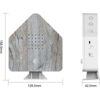 Verwitterte Birke - Naturgeräuschebox Haus
