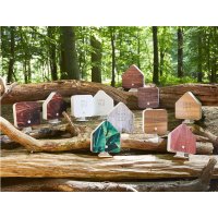 Geflammtes Holz - Naturgeräuschebox Haus