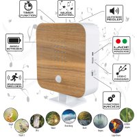 Buchenholz - Naturgeräuschebox Cube