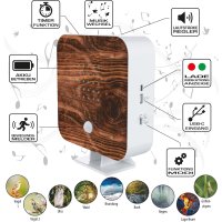 Geflammtes Holz - Naturgeräuschebox Cube