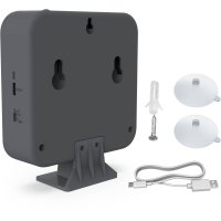 Naturgeräuschebox mit LED Beleuchtung Cube Anthrazit
