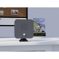 Naturgeräuschebox mit LED Beleuchtung Cube Anthrazit