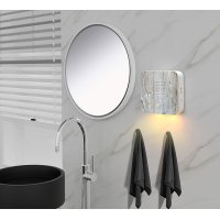 Naturgeräuschebox mit LED Beleuchtung Cube Verwitterte Birke