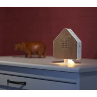 Naturgeräuschebox mit LED Beleuchtung Haus Kirschholz