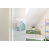 Naturgeräuschebox mit LED Beleuchtung Haus Arylik grün